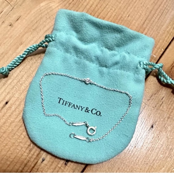 Like New - TIFFANY & CO Diamonds By The Yard Sterling Silver Bracelet - Picture 1 of 5